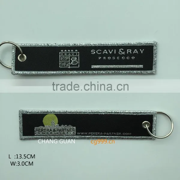 The Wiry Personalized Woven Label Key Chains