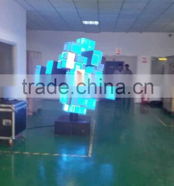 For Indoor Top Projects, LED Cube With Rotating System photo-3