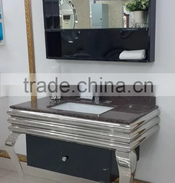 China Wholesale 304 Stainless Steel Vanity Furniture Bathroom Cabinet Y-8009 photo-6