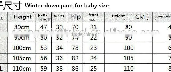 2016 Latest Model of Baby Winter Wear Down Jacket and Pant Set photo-5