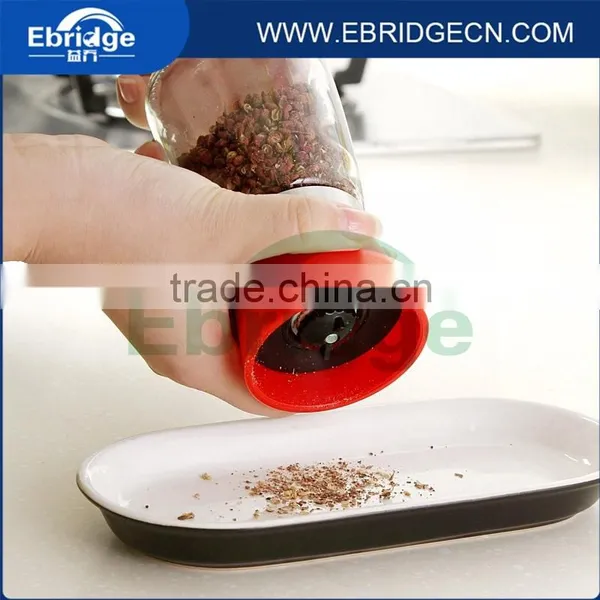 Ceramic Core Salt Pepper Mill, Hand Herb Spice Power Grinder photo-4