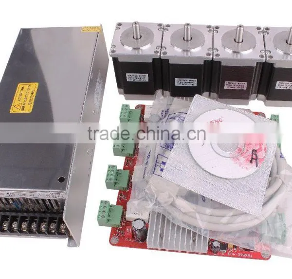 TB6560 4 Axis Driver & Nema 23 Stepper Motor 57BYGH76 CNC Mill Router Kit Quality Choice photo-2