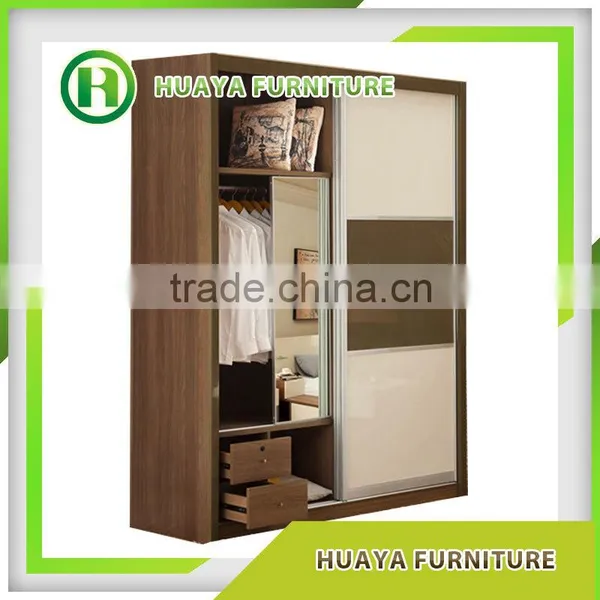 China Factory Modern Style Melamine Finished Wardrobe photo-3