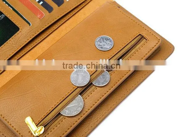 Business Card Wallet,fashion Men Leather Wallet,PU Wallet With Logo Custom photo-3