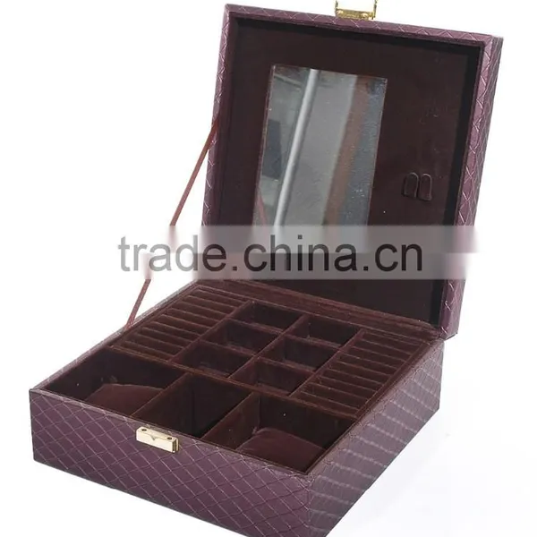 2015 Most Popular Waterproof Leather Lipstick Storage Box photo-3