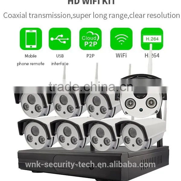 Vitevison CCTV System Optional 1mp 1.3mp Wifi Camera H.264 8ch Wireless Wifi NVR Kit photo-2