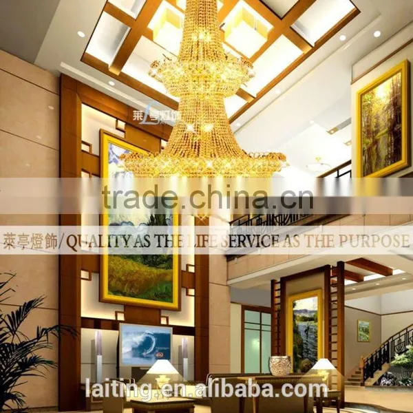 Luxury Crystal Chandelier, Fancy Chandelier for Hotel Lobby photo-3