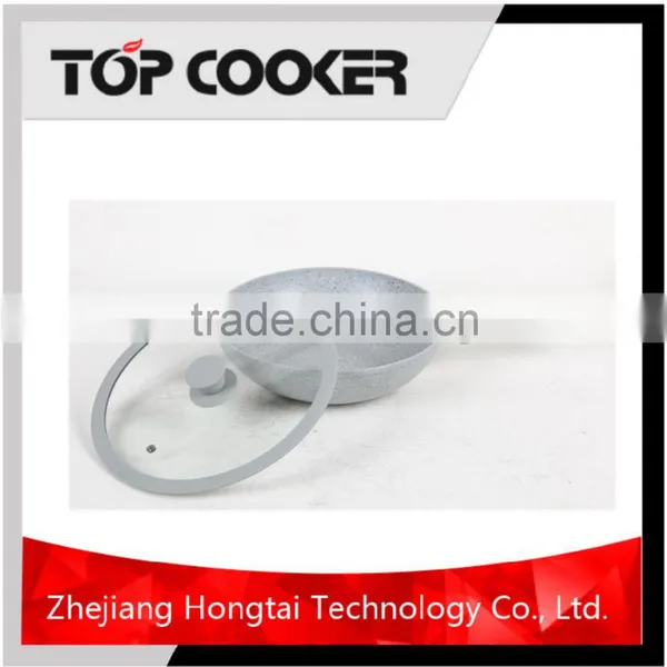 Forged Aluminum Marble Korean King Wok Burner With Lid photo-3