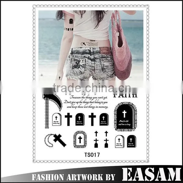 2015 Tombstone Temporary Tattoo Sticker/body Tattoo Design