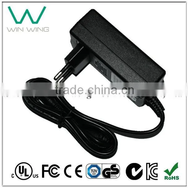 UK US EU AU Plug 24V 1.5A AC DC Power Adapter