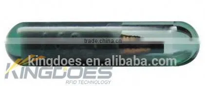 2.12x12mm RFID animal electronic tag glass encapsulation