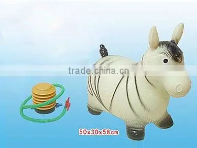 All kinds of inflatable zebra with pump(inflatable jumping animal,animal toys,jumping animal)