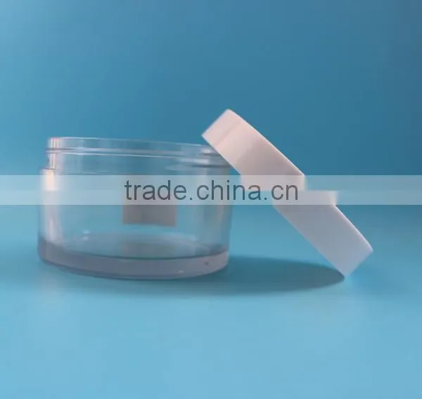 150ml 5oz Transparent Thick PET Plastic Empty Bath Salt Jar Container for Solan photo-2