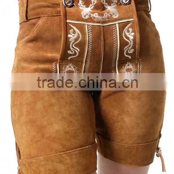 LADIES SHORT LEDER HOSE , Traditional German Shorts / TRACHTEN WEARS photo-2