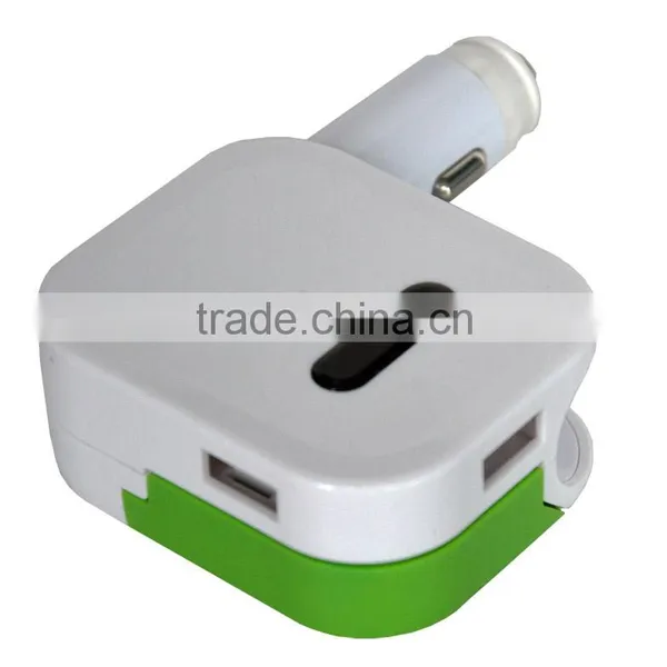 2016 New Style Dual Usb Car Charger and Wall Charger photo-4
