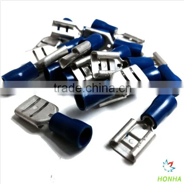 BLUE FEMALE 8.0mm PUSH ON CONNECTORS ELECTRICAL TERMINAL AUTO WIRING BF8008VR photo-2