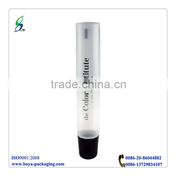 Diameter 19mm Round Tip Lip Gloss Cosmetic Tube Packaging