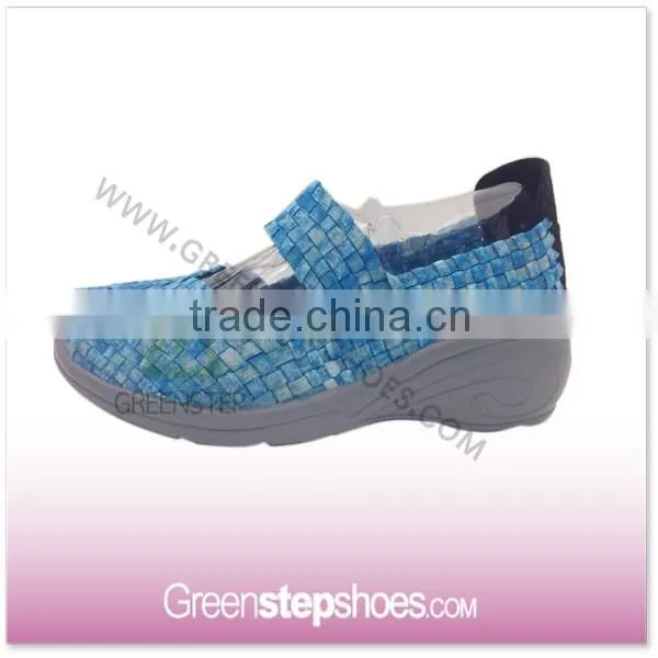 New Design Knitting High Heels Shoes Women photo-2