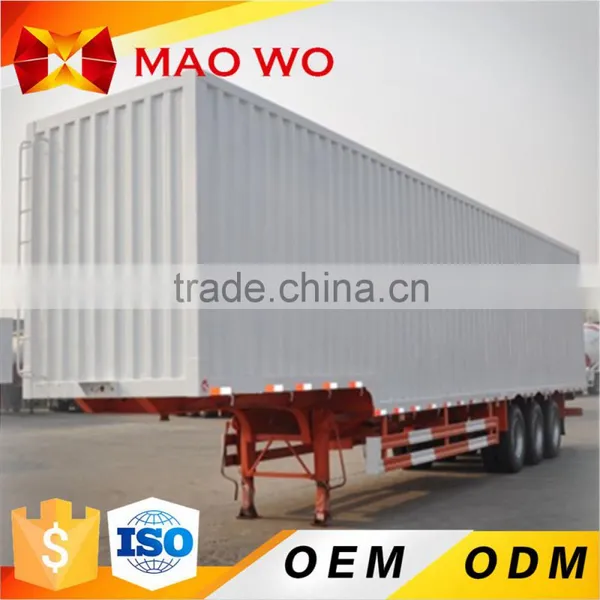 Good Quality Van Semi Trailer Used in Transporting Food for Sale in Africa Most Popular