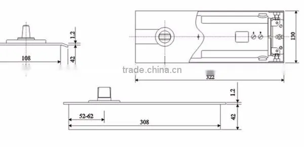Excellent Quality Good Price Floor Spring Pivot Door Closer photo-3