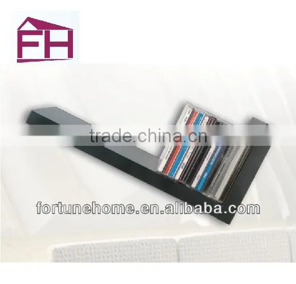 Wall Decorative Reversible Media Shelf