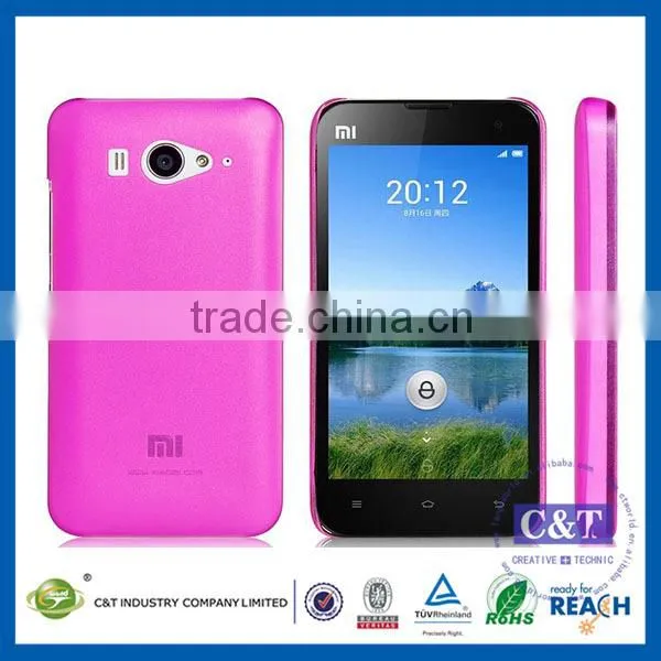 C&T 0.3mm Ultra Thin Clear Rubber Soft TPU Matte Case Cover for Xiaomi Mi 2/2s photo-2