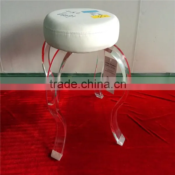 Lucite Plastic Stool photo-6