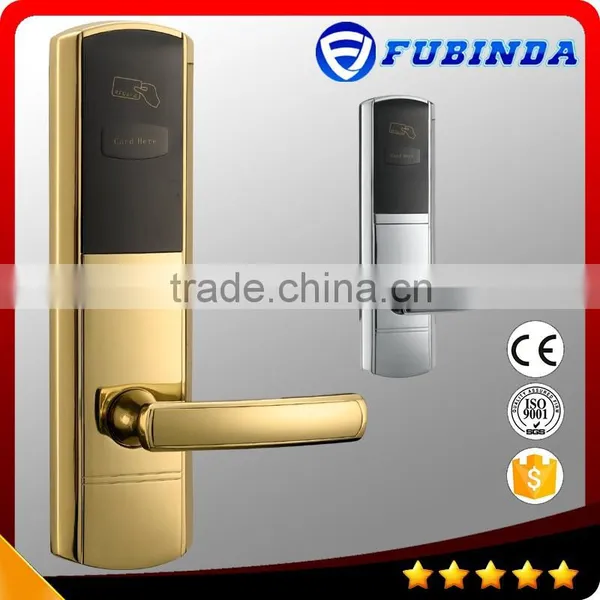 Rfid Card Security Handle Safe Electronic Digital Hotel Smart Keyless Bedroom Door Lock photo-5