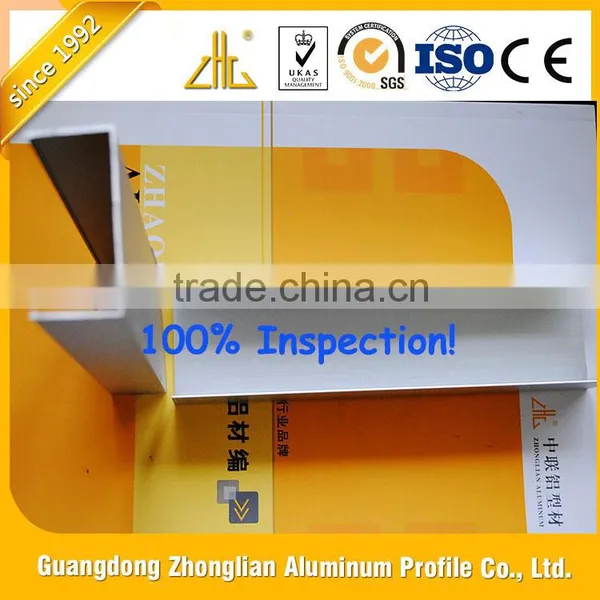 Customized Clean Hinge Aluminium Profile / Perforated Aluminium Profile / Anodized Aluminium Profiles for Shelf photo-4