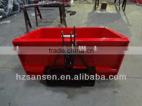 Tractor Tipping Transport Box With 3-point Linkage Mounted ; Agriculture Machinery Manufacturer photo-4