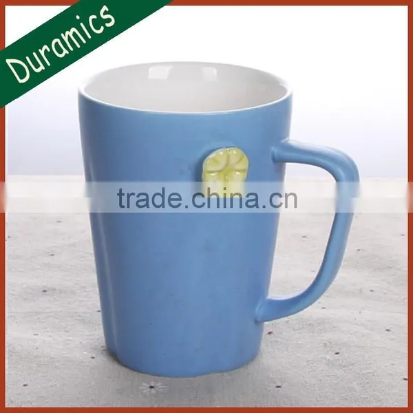 Fashionable Custom Ceramic Mug With Flower photo-6