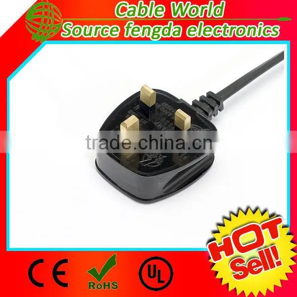 Wholesale Prices Healthy UK AC Power Cord BS1363 to IEC C13 250V 13A photo-2