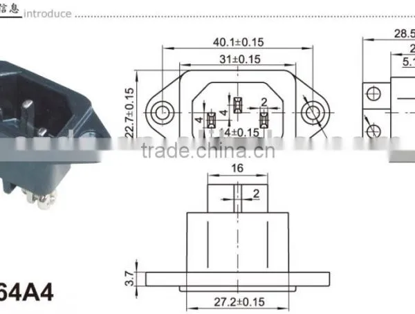 Chzjcz/125V AC Long Life Electric Push Button Micro Switch With CE, ROHS Certificate Rocker Switch photo-4