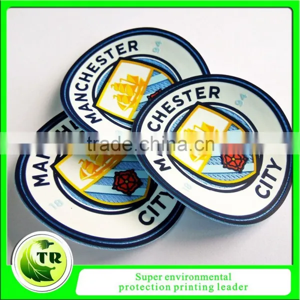 Silicone Heat Transfer Badges for Football Team Jersey