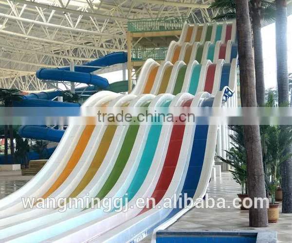 2016 Best Price Water Park Rainbow Racing Slide Giant Water Slide for Sale photo-3