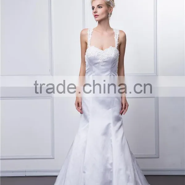 Kb16008 Wolesale Latest Sexy Design Sweetheart Sleeveless Backless Wedding Mermaid Dress / Bridemaid Dress photo-4