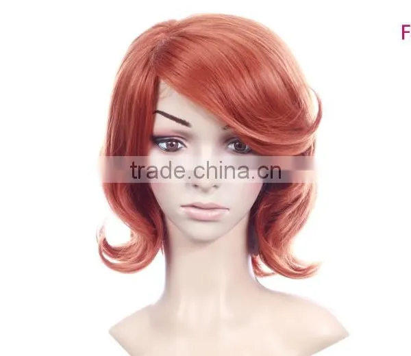 Guangzhou Factory Wholesale Blonde/red/brown Short Rose Fashion Hair Wig photo-2