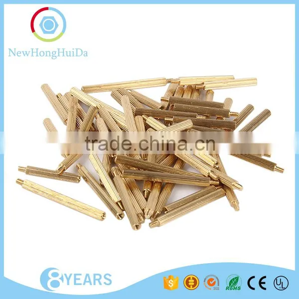 Precision Machining Brass Screw Thread Single-head Pillars photo-4