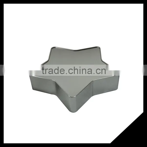 Wholesale Star Shape Food Storage Tin Box For Biscuit/Coffee/Nut With High Quality photo-3