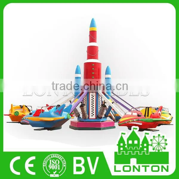 Kids Play Machine Fancy Amusement Park Rides Air Bumps Self Control Plane For Sale photo-4
