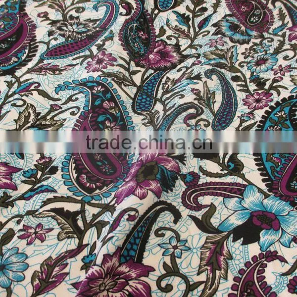 China Manufacturer Make to Order Cheap 30*68 Plain Woven 100% Viscose Fabric, Printed Viscose Fabric for Apparel photo-2
