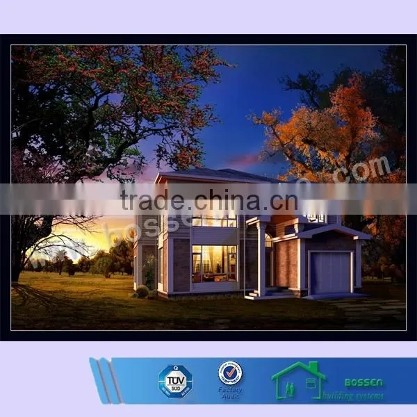 light gauge prefab steel structure house