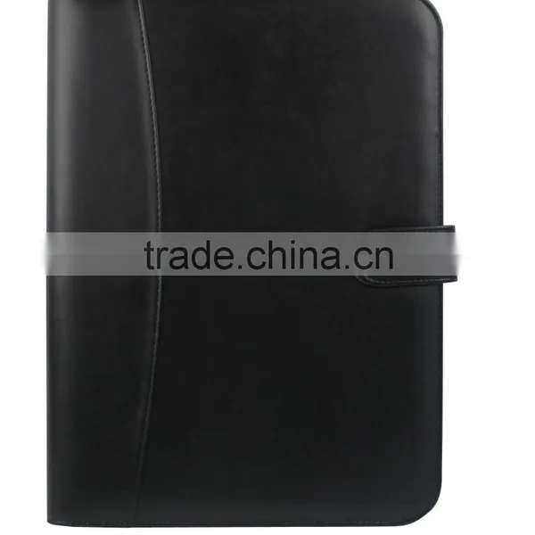 A4 Zipper Portfolio PU Leather File Folders Mutifuction Organizer photo-6