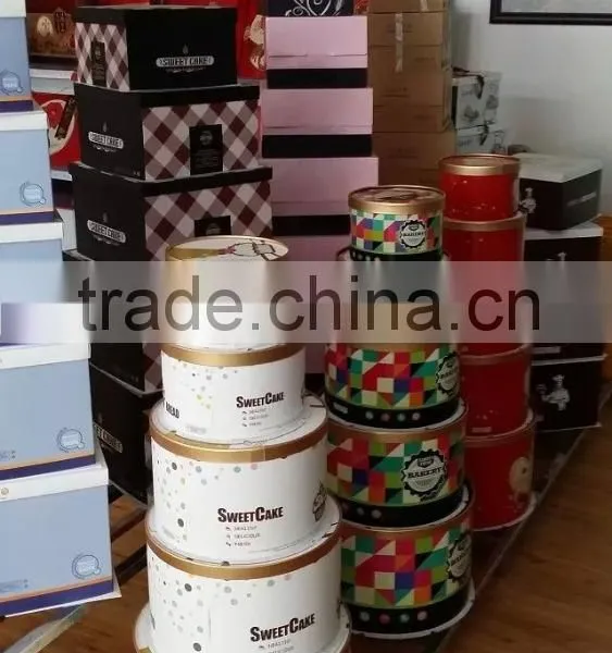 Professional Round Shaped Color Rigid Paper Gift Box photo-4