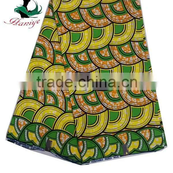 100% Cotton Real Wax Fabric SMRC-10 African Super Wax Print Fabric Wholesale photo-2