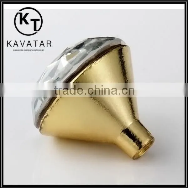 Wholesale Beautiful Crystal Gold Snap Buttons