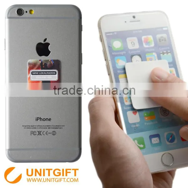 Uintgift Cooperation Brand Without Mould Fee Mobile Phone Microfiber Sticky Mobile Screen Cleaner photo-6