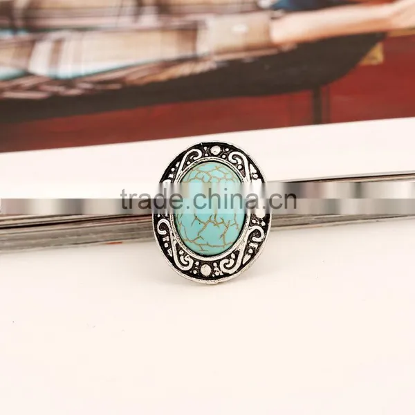 Fashion Jewelry 2016 Coeruleolactite Front Opening Ring photo-4