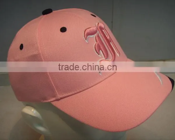 Pink Embroidery Baseball Cap for Girl photo-3