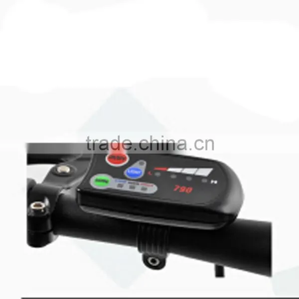 Electric bike led display with on/off button